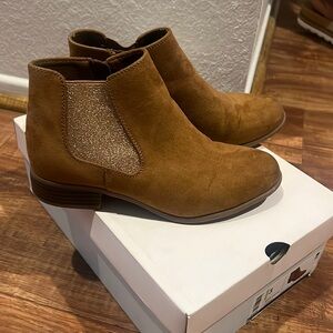 Girls glitter booties